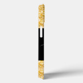 Modern Gold Glitter Monogram Hoesje-Mate iPhone Ca Case-Mate iPhone Case (Achterkant / Rechts)