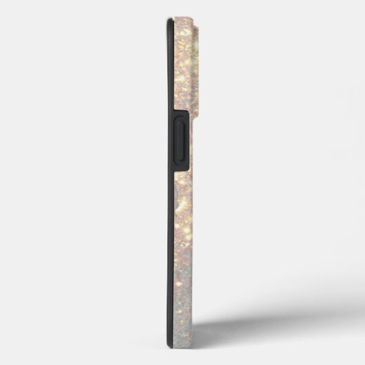 Modern Gold Glitter Spark | Persoonlijk Initiaal Case-Mate iPhone Case (Achterkant / Rechts)