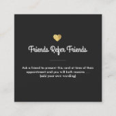 Modern Gold Heart Customer Referral Square (Voorkant)