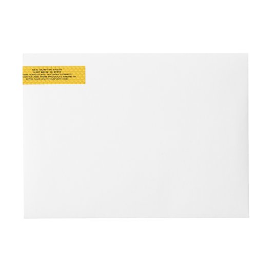 Modern Gold Honeycomb en lint (Voorkant)