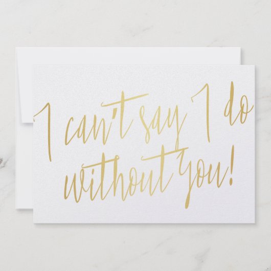 Modern Gold "Ik kan niet zeggen dat ik zonder jou  (Voorkant)