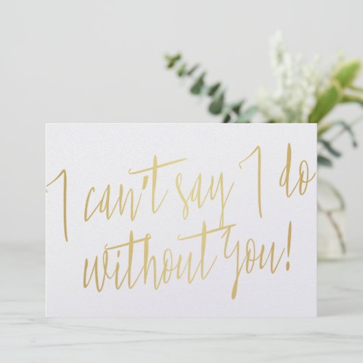 Modern Gold "Ik kan niet zeggen dat ik zonder jou (Staand voorkant)