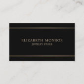 Modern Gold Lined, juwelier Visitekaartje (Voorkant)