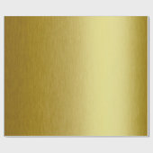 Modern Gold Metallic Cadeaupapier (Vlak)