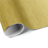 Modern Gold Metallic Cadeaupapier (Rol Hoek)