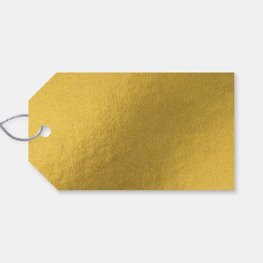 Modern Gold Monstera Tropical Leaves Professional Cadeaulabel (Achterkant Horizontaal)