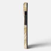 Modern Gold Palm Leaf Tropical Pattern Case-Mate iPhone Case (Achterkant / Links)