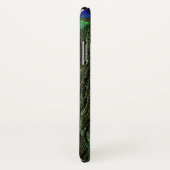 Modern Gold Peacock Feather Monogram Case-Mate iPhone Case (Achterkant / rechts)