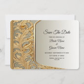 Modern Gold Save the Date (Voorkant)