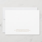 Modern Gold Script 3 Modèle photo Enregistrer la d (Dos)