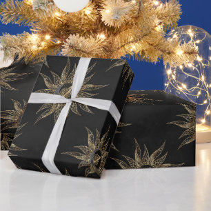 Modern Gold Sun Moon Planet Universe Mandala Cadeaupapier