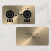 Modern Gold-Tone 2019 DJ Visitekaartje (Voorkant / Achterkant)