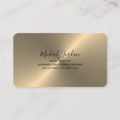 Modern Gold-Tone 2019 DJ Visitekaartje (Achterkant)