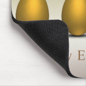 Modern Golden Easter Eggs Muismat (Hoek)