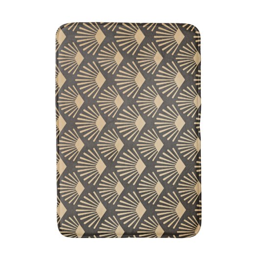 Modern Golden Gatsby-patroon Badmat (Voorkant Verticaal)