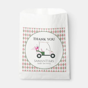 Modern Golf Baby Gender Reveal Par-t-shirt Bedankzakje