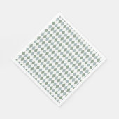 Modern Golf Baby shower Argyle Pattern Servet (Hoek)