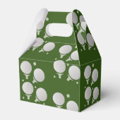 Modern Golf Ball Party Birthday Baby Pattern Bedankdoosjes (Achterkant)