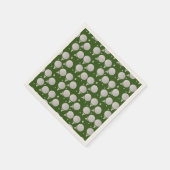 Modern Golf Ball Party Birthday Pattern Servet (Hoek)