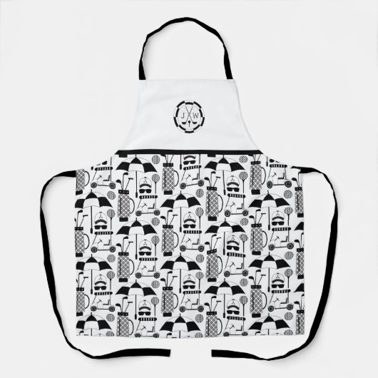 Modern Golf Equipment and Accessoires Pattern Schort (Voorkant)