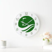 Modern Golf Theme Mannen Wall Decor Clocks Grote Klok (Huis)