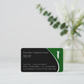 Modern Golf Theme Visitekaartjes (Staand voorkant)