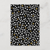 Modern goud dank u bedankkaart (Achterkant)