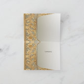 Modern Goud  Dankjewel Kaart (Binnen)