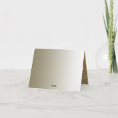 Modern Goud  Dankjewel Kaart (Achterkant)