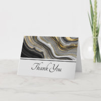 Modern Goud & Grijs Agaat Geode Edelsteen Dank u
