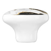 Modern Goud Marmer Schilderen Esthetisch Keramische Knop (Zijkant)