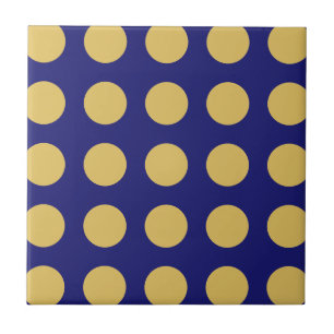 Modern Goud Midnight Blue Kleur Plain Uniek Tegeltje