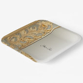 Modern Goud Papier Bord (Gebogen)