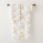 Modern Goud Roos minimaal Bad Handdoek (Insitu)