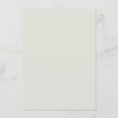 Modern Goud Script Boho Bruiloft Advies Kaart (Achterkant)