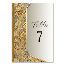 Modern Goud  Tafelnummer