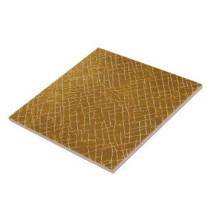 Modern Goud Wit Art Deco Collectie Tegeltje