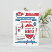 Modern Gradation BBQ Invitation (Debout devant)