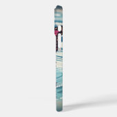 Modern Gradient Butterfly Monogrammed Hoesje- Mate Case-Mate iPhone Case (Achterkant / Links)