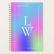 Modern Gradient Monogrammed Afspraakbedrijf