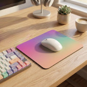 Modern Gradient Mouse Pad Pink Green Yellow Muismat