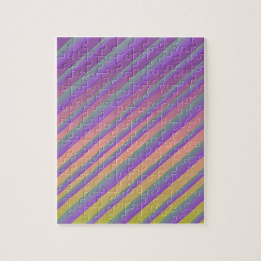 Modern gradiënt Skylight Star Burst Stripes Legpuzzel (Verticaal)