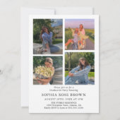 Modern Graduation Announcement Invitation (Dos)