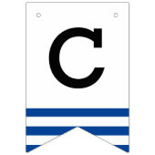 Modern Graduation Bunting Class of 20XX Foto Vlaggetjes (Tweede vlag)