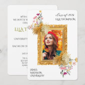 Modern Graduation Celebration  Kaart (Voorkant / Achterkant)