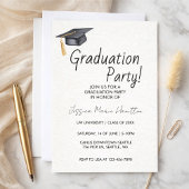 Modern Graduation Invitation Template