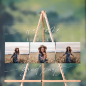 Modern Graduation Party 3 Photo Welcome Script  (Neutre)