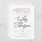 Modern Graduation Party Invitation (Devant)