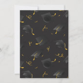 Modern Graduation Party Kaart (Achterkant)