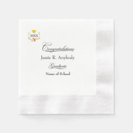 Modern Graduation Party Paper Napkin Servet